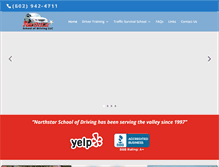 Tablet Screenshot of northstarschoolofdriving.com